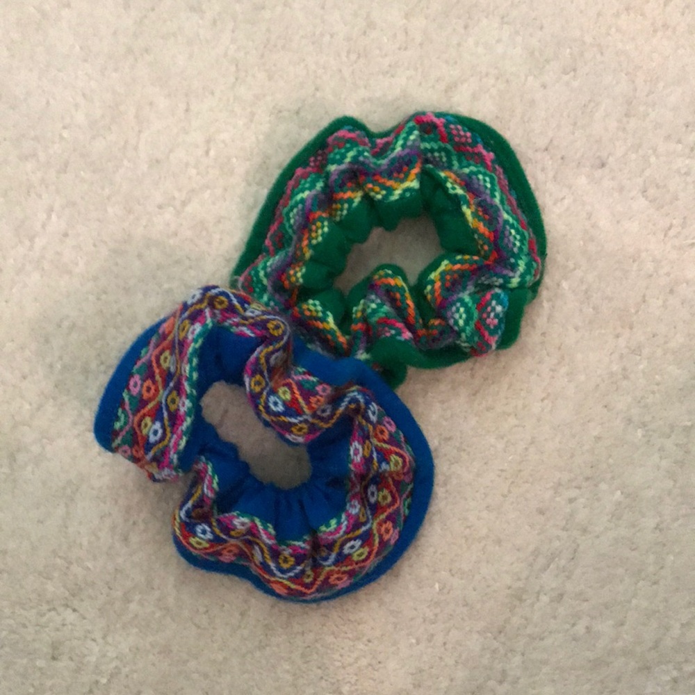 two scrunchies